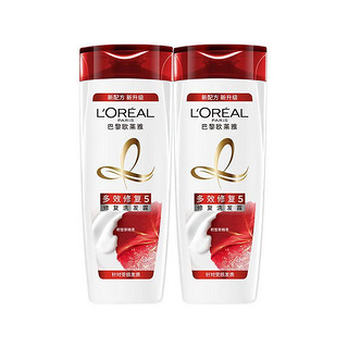 L‘OREAL PARIS 巴黎欧莱雅 多效修复洗护套装（洗发露400ml*2+润发乳400ml）