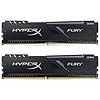 HYPERX 极度未知 Fury雷电系列 骇客神条 DDR4 2400MHz 台式机内存 马甲条 黑色 8GB 4GB*2 HX424C15FBK2/8
