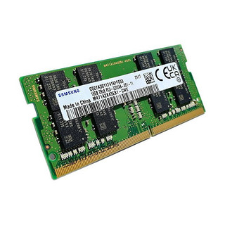 SAMSUNG 三星  DDR4 3200MHz 笔记本内存 普条 16GB M471A2K43DB1-CWE