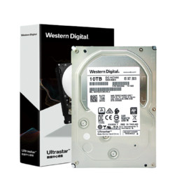 Western Digital 西部数据 10TB机械硬盘企业级监控硬盘录像机台式机nas网络存储服务器3.5英寸SATA 垂直CMR空气盘