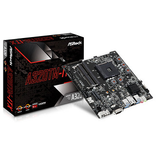 ASRock 华擎 A320TM-ITX MINI-ITX主板（AMD AM4、A320）