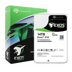 SEAGATE 希捷 银河Exos X16系列 3.5英寸 企业级硬盘 14TB（7200rpm、256MB）ST14000NM001G