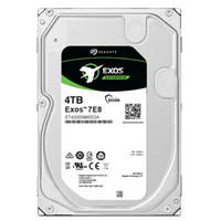 SEAGATE 希捷 银河Exos 7E8系列 3.5英寸 企业级硬盘 4TB（CMR、7200rpm、256MB）ST4000NM003A