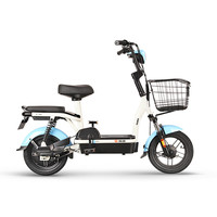 Yadea 雅迪 小金果L 尊享版 电动自行车 TDT1241Z 48V12Ah锂电池 蓝色