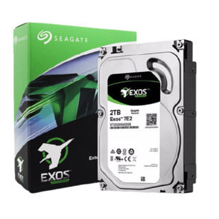 SEAGATE 希捷 银河Exos 7E2系列 2TB 3.5英寸 企业级硬盘 (7200rpm、CMR) ST2000NM0008