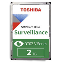 TOSHIBA 东芝 2TB 5400转128M SATA3监控级硬盘(DT02ABA200V)