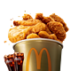McDonald's 麦当劳 炸鸡天团桶加赠可乐两杯  两次券