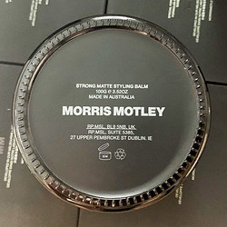 Morris Motley LBZ澳洲mm发泥男士发蜡 Morris Motley莫里斯莫特利发蜡哑光自然蓬松发油发胶男士 S-C88H164O10