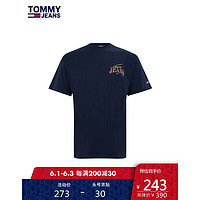 TOMMY HILFIGER 汤米·希尔费格 Tommy 21新款春夏男装青春流行纯棉字母印花经典款短袖T恤