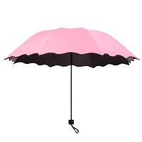 春笑 遇水开花雨伞三折叠太阳伞