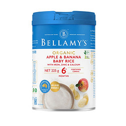 BELLAMY'S 贝拉米 有机米粉 国行版 2段 苹果香蕉味 225g