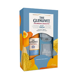 THE GLENLIVET 格兰威特 Glenlivet）洋酒 创始人 单一麦芽 苏格兰 威士忌 礼盒装 700ml