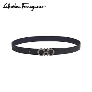 Salvatore Ferragamo 菲拉格慕 男士双面可调节式GANCINI牛皮革腰带0687611_C  _105（送男友）