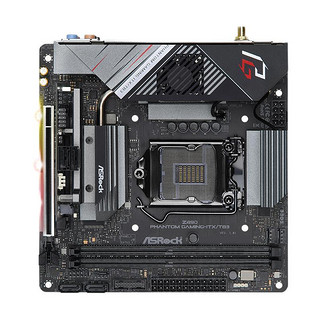 ASRock 华擎 Z490 Phantom Gaming ITX/TB3 MINI-ITX主板（intel LGA1200、Z490）