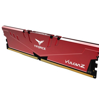 Team 十铨 火神系列 DDR4 3200MHz RGB 台式机内存 灯条 红色 32GB