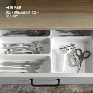 IKEA宜家STODJA 斯多加多尺寸厨房餐具收纳整理盘