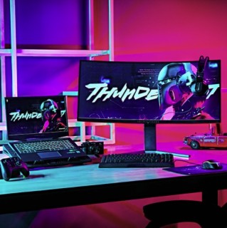 ThundeRobot 雷神 LQ27C144 27英寸 VA 曲面 G-sync FreeSync 显示器(2560×1440、144Hz、99%SRGB)