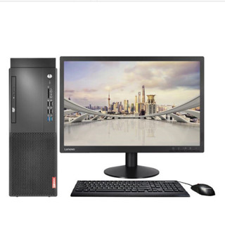 Lenovo 联想 启天 M425 八代酷睿版 19.5英寸 商用台式机 黑色 (酷睿i3-8100、核芯显卡、4GB、1TB HDD、风冷)