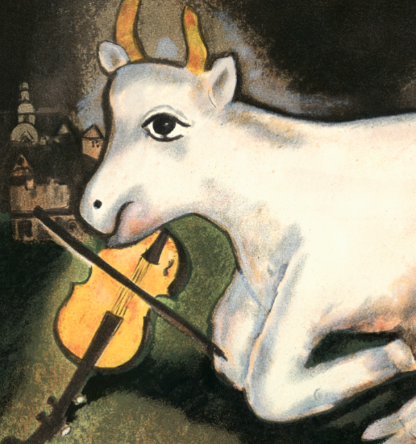 阿斯蒙迪 夏加尔收藏版画《思乡人》103.5x76.