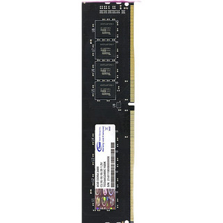 Team 十铨 DDR4 2400MHz 黑色 台式机内存 普条 8GB TED48G2400C16BK