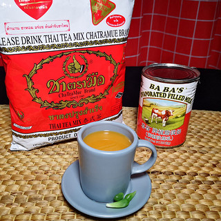 ChaTraMue 泰国手标红茶泰式奶茶手牌泰茶专用港式冰红茶粉袋装烘焙商用 手标红茶粉400g
