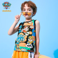 汪汪队立大功 儿童印花背心 绿色 105cm