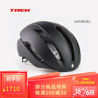 TREK 崔克 Bontrager XXX WaveCel亚洲版男女单车自行车骑行头盔 黑色 M/L