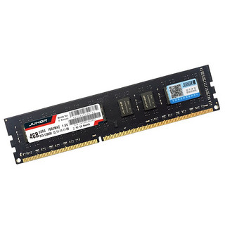 JUHOR 玖合 DDR3 1600MHz 台式机内存 普条 黑色 4GB