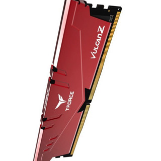 Team 十铨 火神系列 DDR4 3200MHz 台式机内存 马甲条 红色 32GB 16GBx2