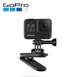 GoPro 运动相机配件 磁性旋转夹 适用于HERO9/8/7/6/5 MAX通用 黑色