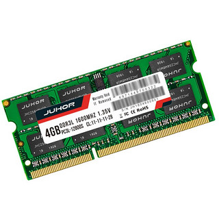 JUHOR 玖合 DDR3L 1600MHz 笔记本内存 普条