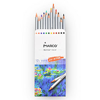 MARCO 马可 Raffine D7100 油性彩色绘画铅笔 12色纸盒装