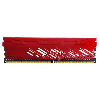 JUHOR 玖合 星辰 DDR4 3000MHz 台式机内存 马甲条 红色 16GB 8GB*2