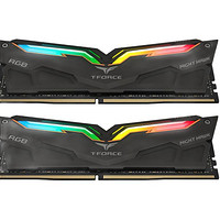 Team 十铨 夜鹰系列 DDR4 3200MHz RGB 台式机内存 灯条 黑色 16GB 8GB*2 TF1D416G3200HC16CDC01