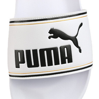 彪马 PUMA 男女 拖鞋 Leadcat FTR 休闲鞋 372276 02 彪马白/金色/黑色 37码 UK4码