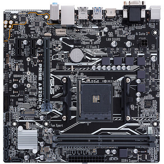 ASUS 华硕 PRIME A320M-K M-ATX主板（AMD AM4、A320）