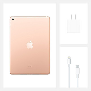 Apple 苹果 iPad Air 2020款 10.2英寸 iOS 平板电脑(2160x1620dpi、A12、128GB、WiFi版、金色）