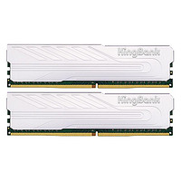 KINGBANK 金百达 银爵系列 DDR4 3200MHz 台式机内存 马甲条 银色 32GB（16GBx2）