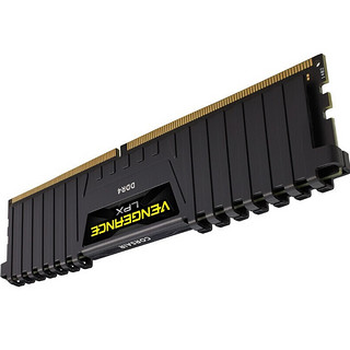 USCORSAIR 美商海盗船 复仇者LPX系列 DDR4 2666MHz 黑色 台式机内存 32GB 16GB*2