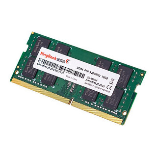 KINGBANK 金百达 DDR4 3200MHz 笔记本内存条 普条