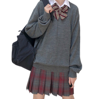 夏日咸鱼祭 赤坂高校 校供感JK制服 女士格裙 TR 红色 46cm L