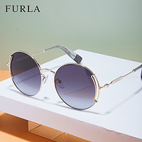 FURLA 芙拉 春季新品时尚百搭女士款墨镜女太阳镜SFU365J 宝岛眼镜