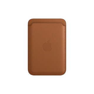 Apple MHLT3FE/A iPhone专用MagSafe 皮革卡包 鞍褐色