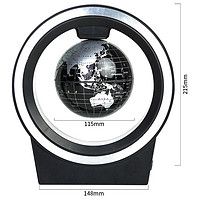 得力工具 2223 4寸创意磁悬浮地球仪 黑色