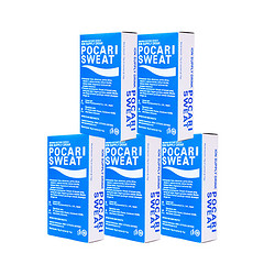 POCARI SWEAT 宝矿力水特 进口宝矿力水特粉末冲剂 运动健身饮料电解质粉剂固体饮料 进口宝矿力5盒共25袋