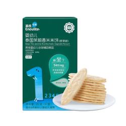 Enoulite 英氏 多乐能婴幼儿泰国茉莉香米米饼 原味 50g