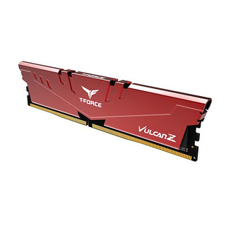 Team 十铨 火神Z系列 DDR4 3200MHz 台式机内存 红色 32GB