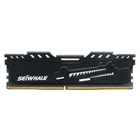 SEIWHALE 枭鲸 电竞版 DDR4 3000MHz 台式机内存 马甲条 黑色 32GB