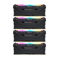 USCORSAIR 美商海盗船 复仇者RGB PRO系列 DDR4 3000MHz RGB 台式机内存 灯条 黑色 64GB 16GBx4 CMW64GX4M4C3000C15