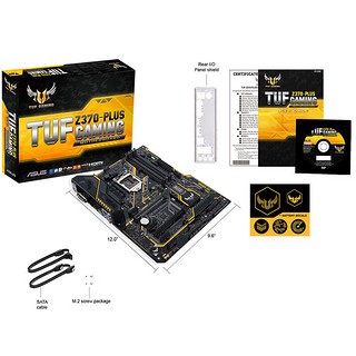 ASUS 华硕 TUF Z370-PLUS GAMING ATX主板（intel LGA1151、Z370）